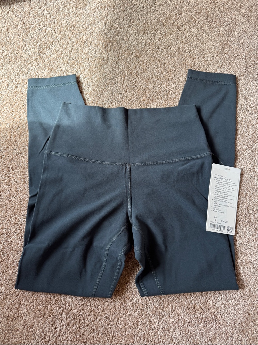 lululemon Align HR Pant 25” in Melanite